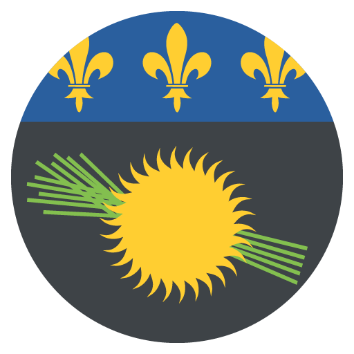 Flag: Guadeloupe, the previous design