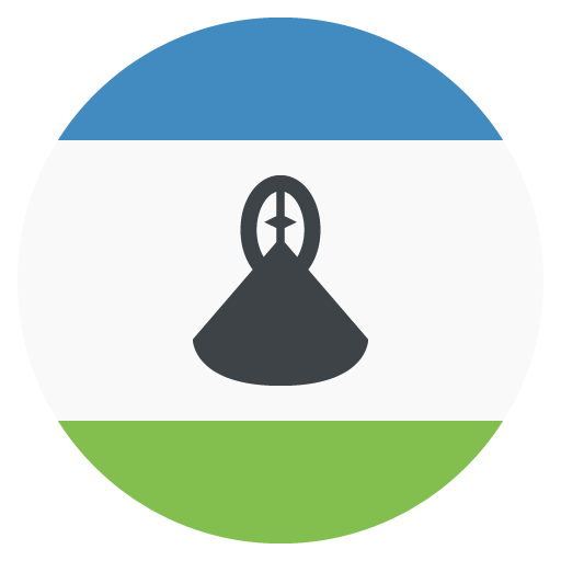 Flag: Lesotho as drawn by JoyPixels in 2.1