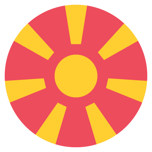 Flag: North Macedonia, the previous design