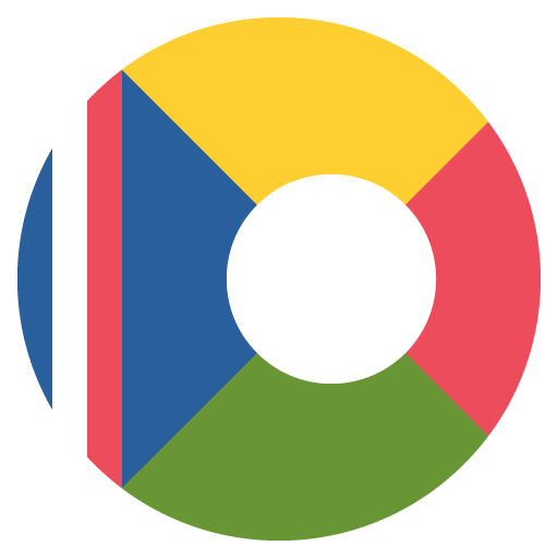 Flag: Réunion as drawn by JoyPixels in 2.1