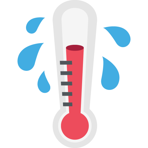 Thermometer as drawn by JoyPixels in 2.1