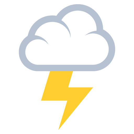 Nube Con Rayo as drawn by JoyPixels in 2.1