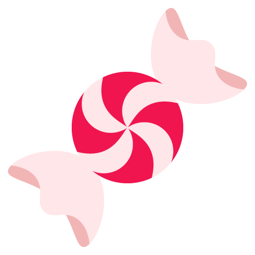 Candy as drawn by JoyPixels in 2.1