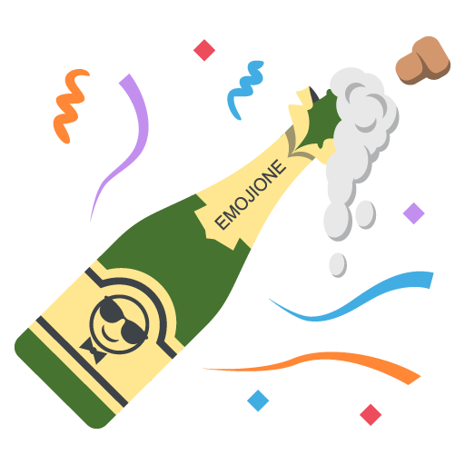 Bottle with Popping Cork, the previous design