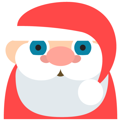 Santa Claus: Medium-Light Skin Tone, the previous design