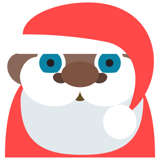 Santa Claus: Dark Skin Tone, the previous design