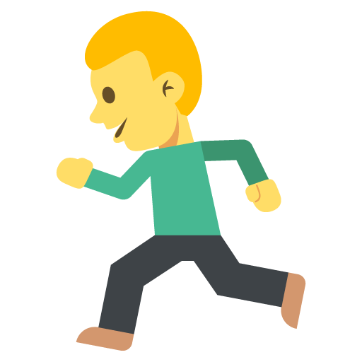 Person Running, the design in this release