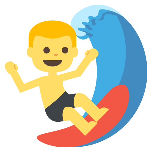 Person Surfing, the design in this release