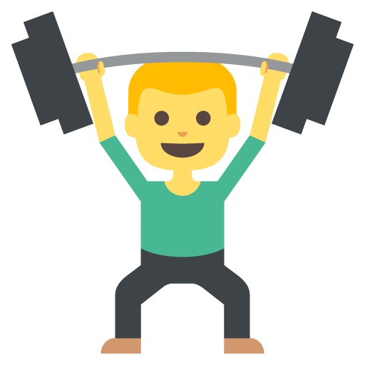 Person Lifting Weights, the design in this release