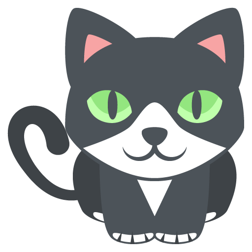 고양이 as drawn by JoyPixels in 2.1