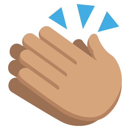 Clapping Hands: Medium Skin Tone, the design in this release