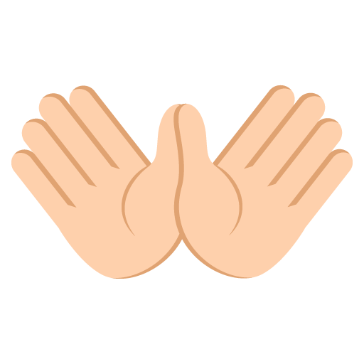 Open Hands: Medium-Light Skin Tone, the design in this release