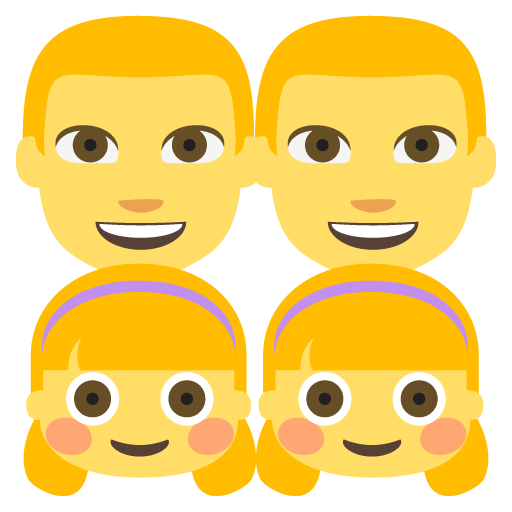 Family: Man, Man, Girl, Girl, the design in this release