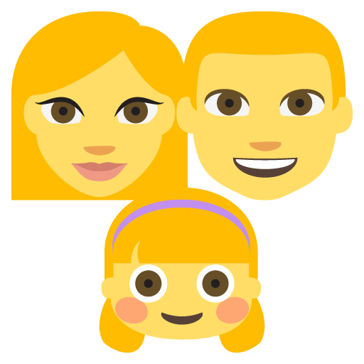 Family: Man, Woman, Girl, the design in this release