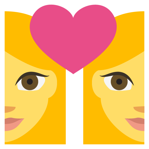 Couple with Heart: Woman, Woman, the design in this release