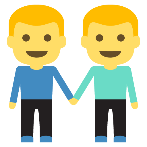 Men Holding Hands, the design in this release