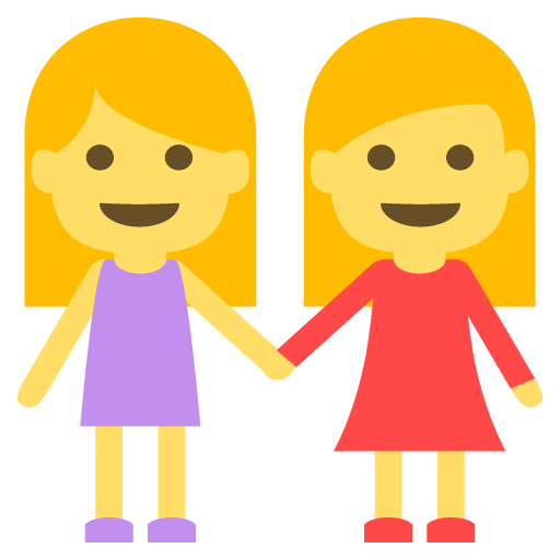 Women Holding Hands, the design in this release