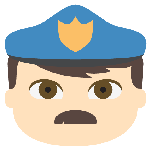 Police Officer: Light Skin Tone, the previous design