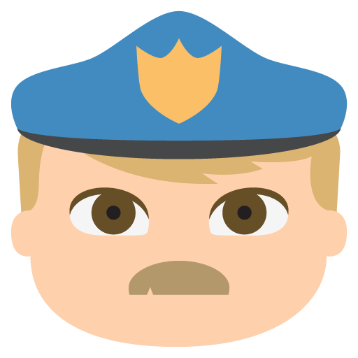 Police Officer: Medium-Light Skin Tone, the previous design