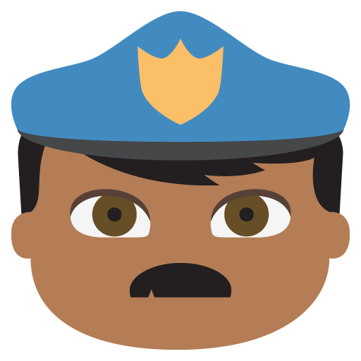 Police Officer: Medium-Dark Skin Tone, the previous design