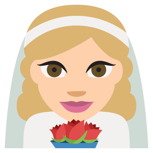Person with Veil: Medium-Light Skin Tone, the previous design