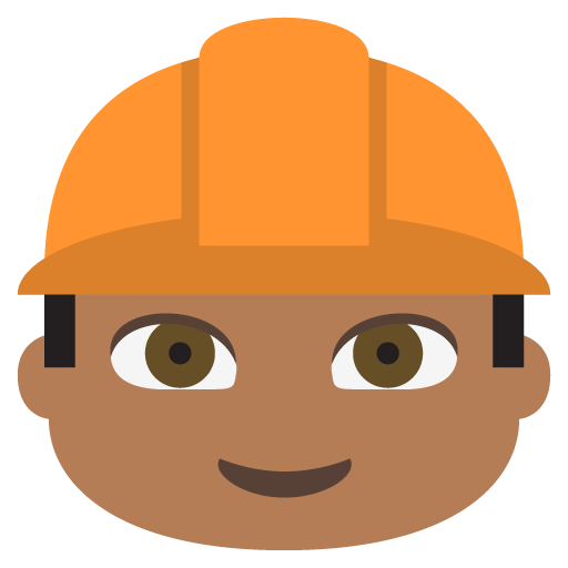 Construction Worker: Medium-Dark Skin Tone, the previous design