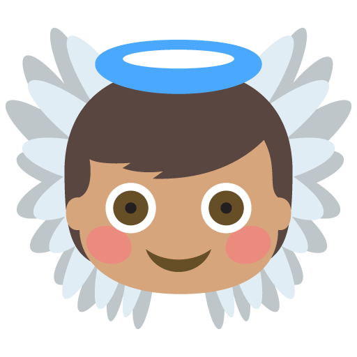 Baby Angel: Medium Skin Tone, the previous design