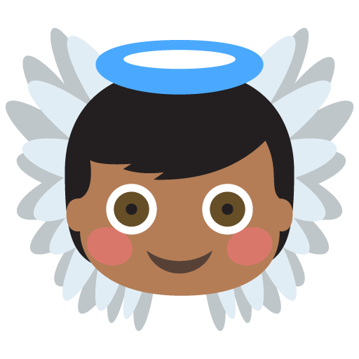 Baby Angel: Medium-Dark Skin Tone, the previous design