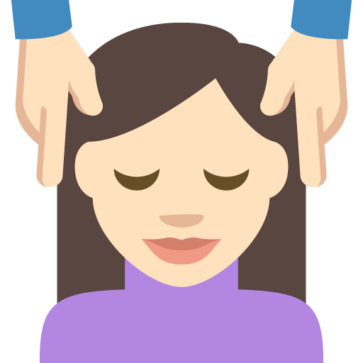 Person Getting Massage: Light Skin Tone, the previous design