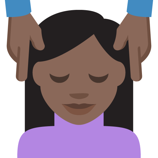 Person Getting Massage: Dark Skin Tone, the previous design