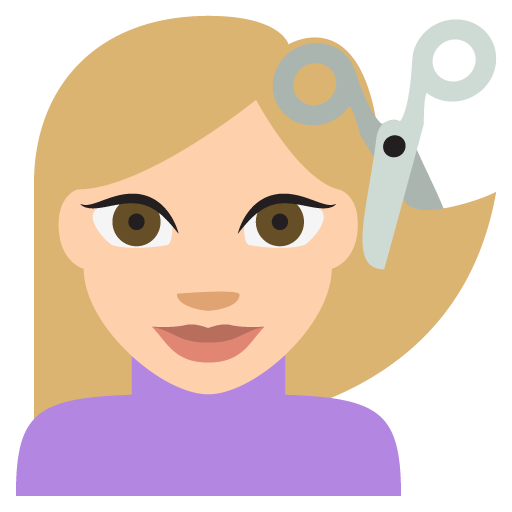 Person Getting Haircut: Medium-Light Skin Tone, the previous design