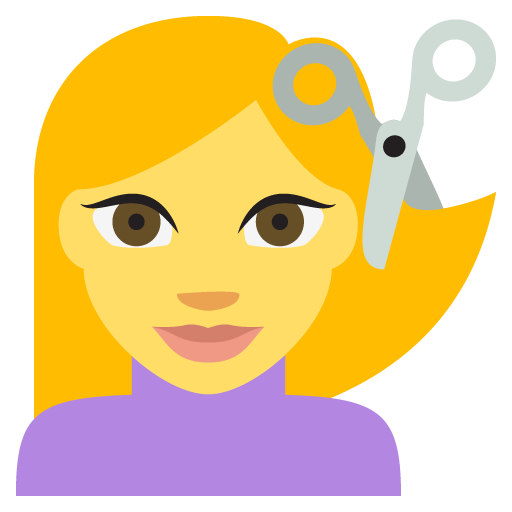 Person Getting Haircut, the design in this release
