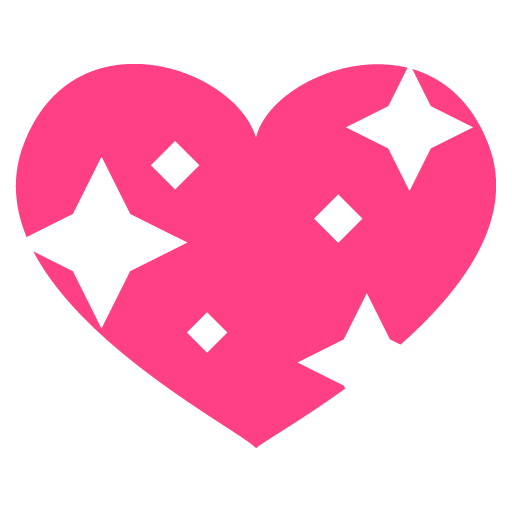 Sparkling Heart, the previous design