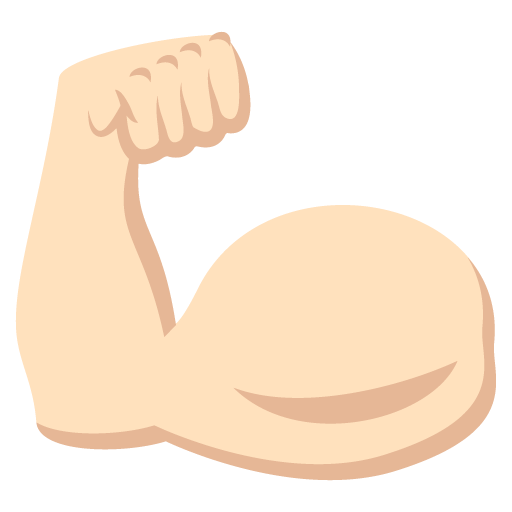 Flexed Biceps: Light Skin Tone, the design in this release