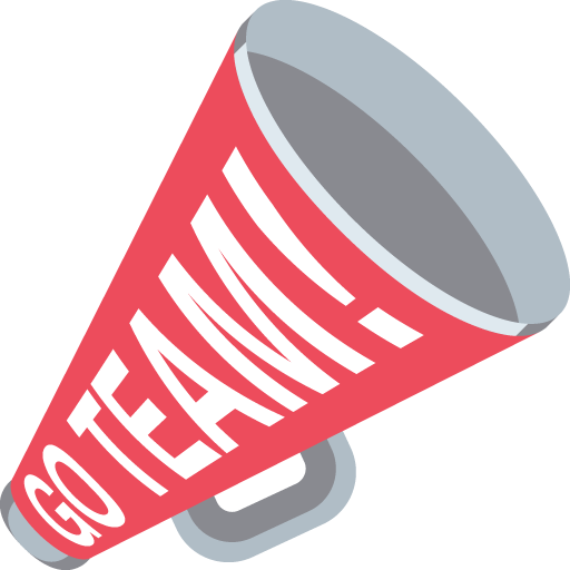 Megaphone as drawn by JoyPixels in 2.1