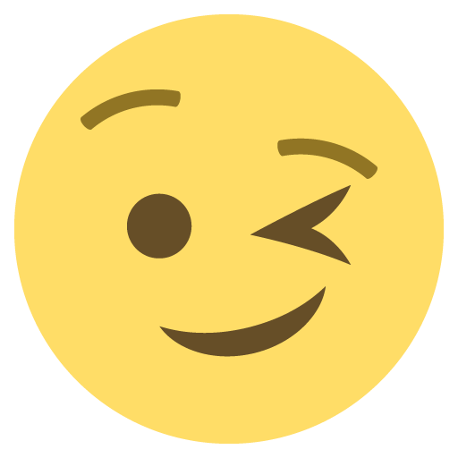 Winking Face, the previous design