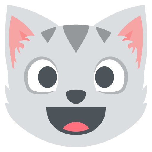 Grinning Cat, the previous design