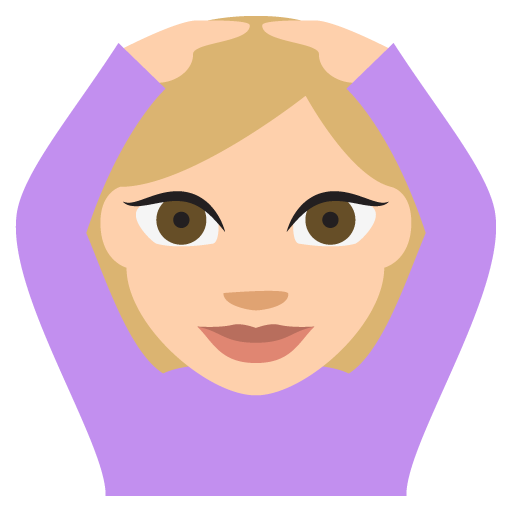 Person Gesturing OK: Medium-Light Skin Tone, the design in this release