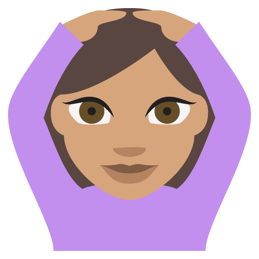 Person Gesturing OK: Medium Skin Tone, the design in this release
