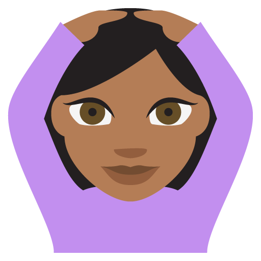 Person Gesturing OK: Medium-Dark Skin Tone, the design in this release