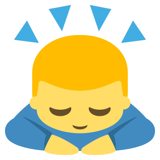 Person Bowing, the design in this release
