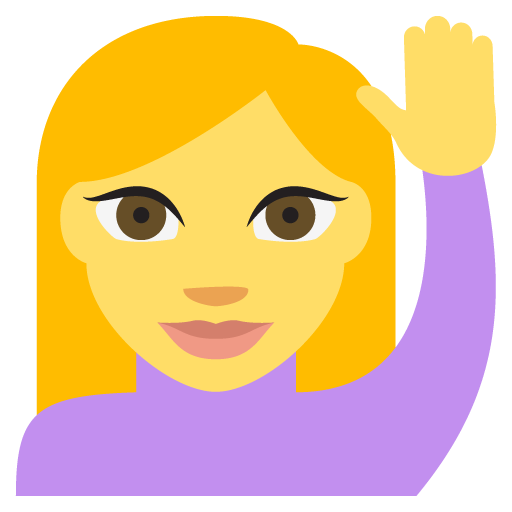 Person Raising Hand, the design in this release