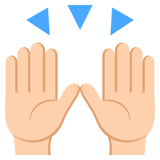 Raising Hands: Medium-Light Skin Tone, the design in this release