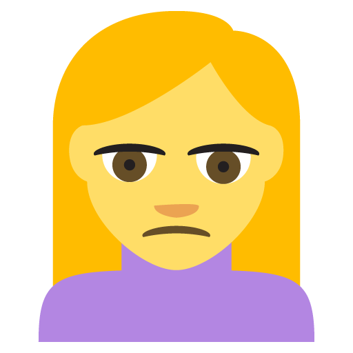 Person Frowning, the design in this release