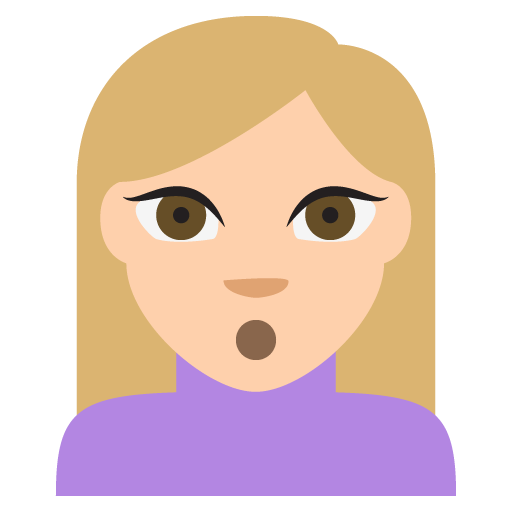 Person Pouting: Medium-Light Skin Tone, the design in this release
