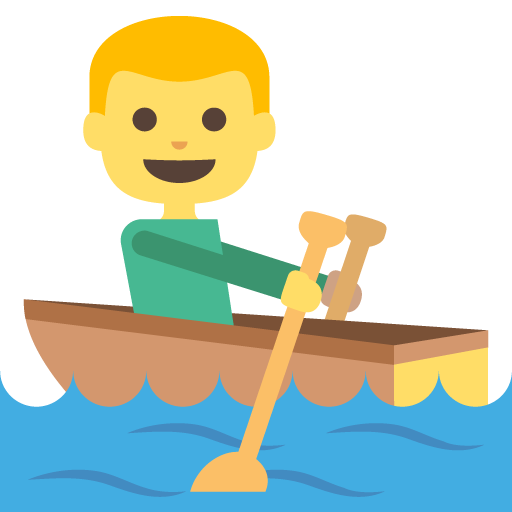Person Rowing Boat, the design in this release