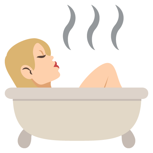Person Taking Bath: Medium-Light Skin Tone, the previous design