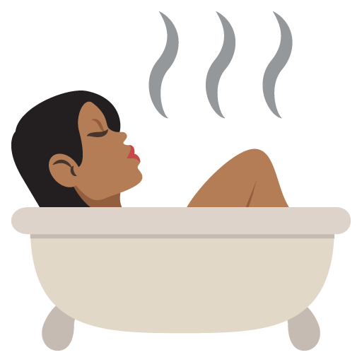 Person Taking Bath: Medium-Dark Skin Tone, the previous design
