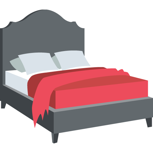 Bed as drawn by JoyPixels in 2.1