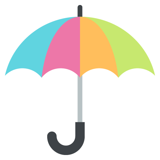 Umbrella as drawn by JoyPixels in 2.1